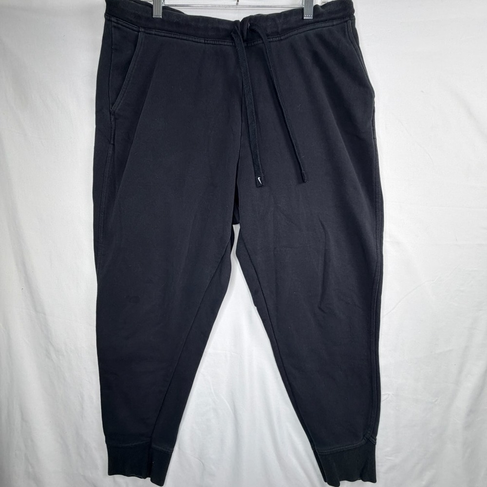 Nike Dri-FIT Sweatpants Mens 1X Black Tapered Joggers Drawstring Pockets